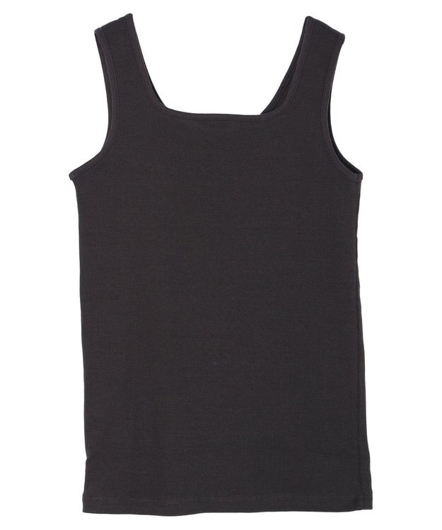 Green Parks BESTPRICE 2WAYリブタンクトップ Charcoal Gray
