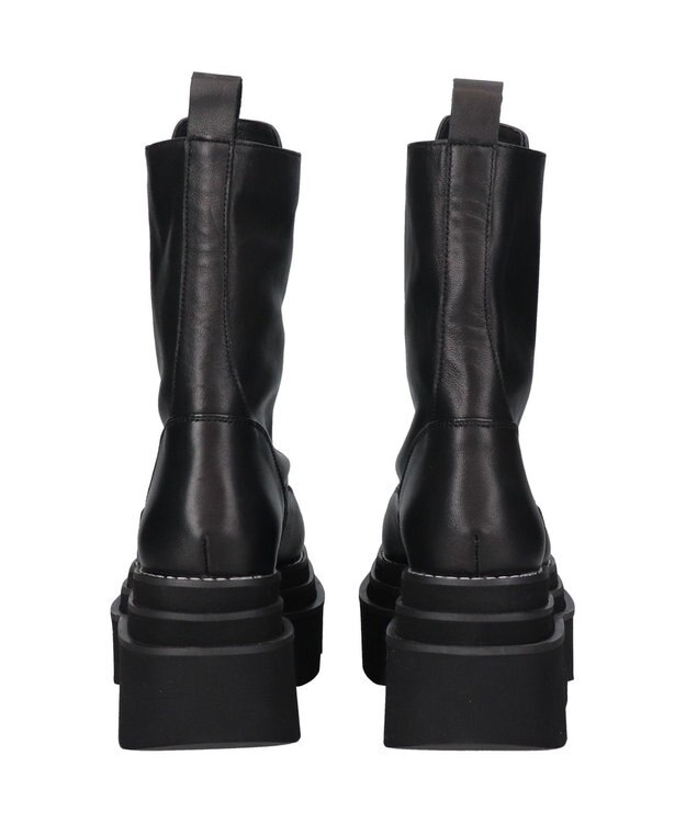 Bridget Birkin 【PARADIS COULEUR】ボリュームソールセンタージップブーツ ブラック