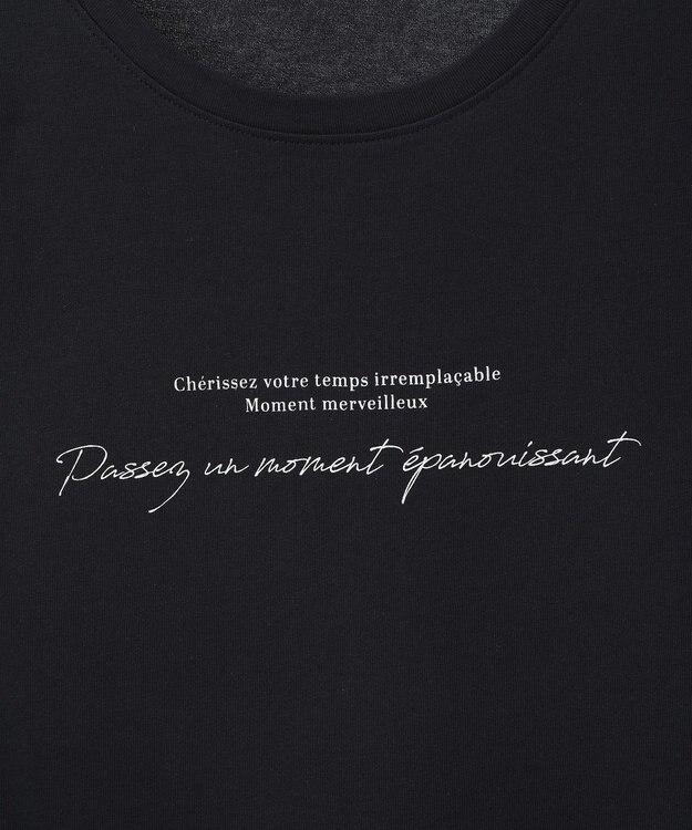 Green Parks ノースリーブ筆記体ロゴプルオーバー Black