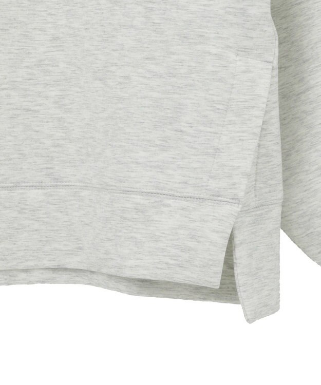 AMERICAN HOLIC サイドスリットダンボールプルオーバー Gray Mixture