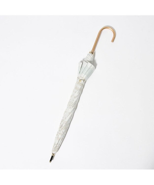 UNBILLION cache nez / レーススカーフプリントバルーンショートパラソル ブルー