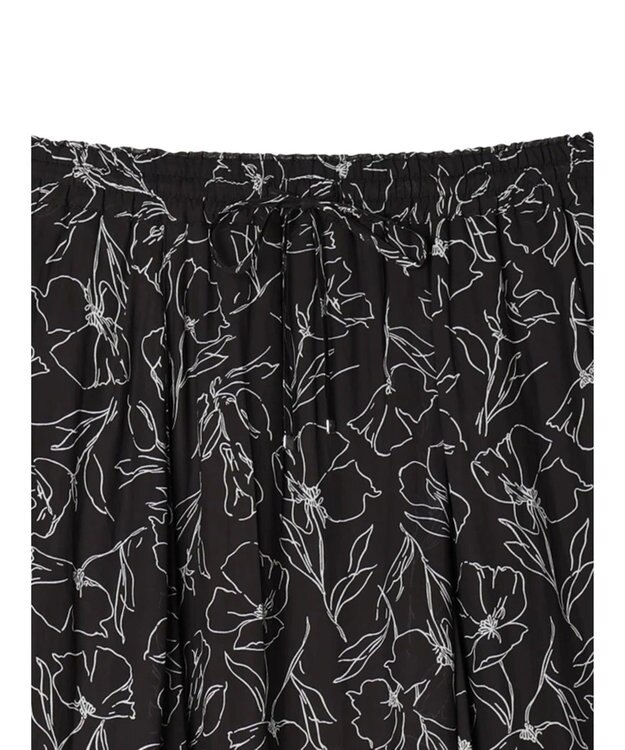 Green Parks サラフレギャザースカートII Flower