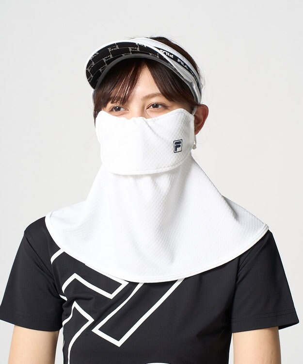 FILA GOLF／marie claire 【FILA GOLF】 多機能フェイスカバー ホワイト