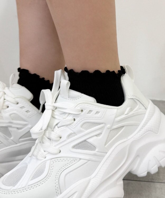 WEGO メローショートソックス ブラック