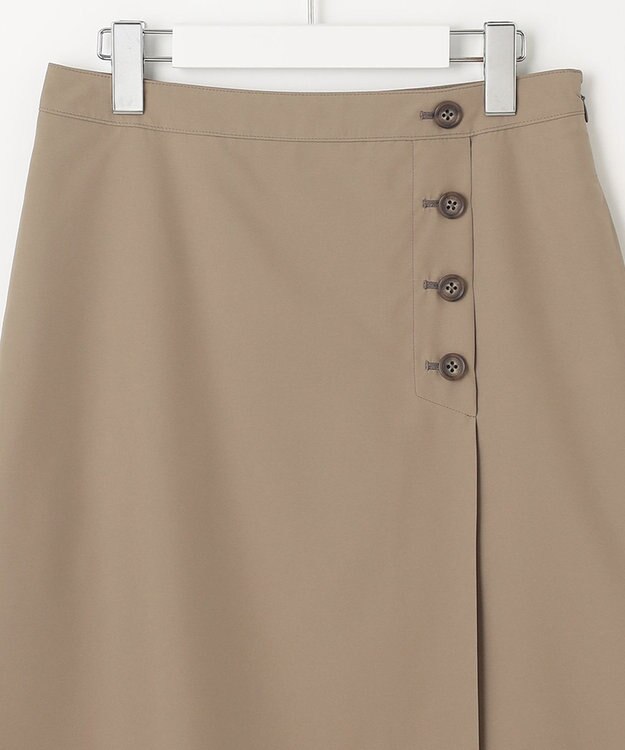 J.PRESS LADIES 【洗える・撥水】 Minotechライトタフタ スカート ブラウン系