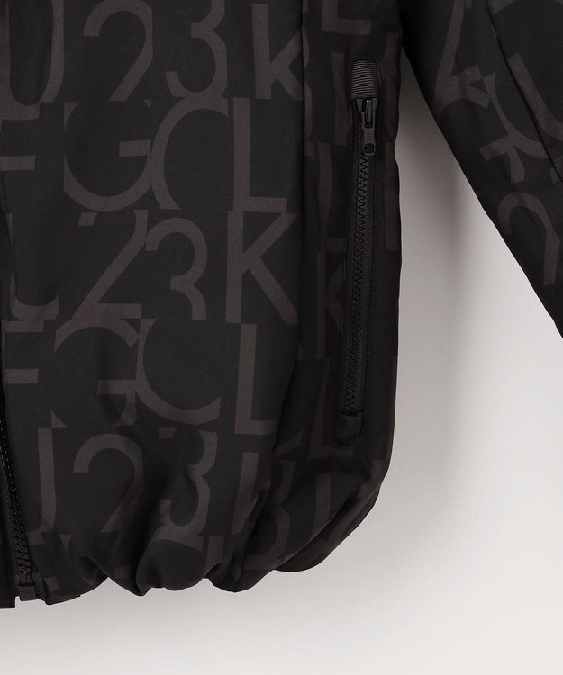 23区GOLF 【WOMEN】中綿ロゴグラフィックブルゾン ブラック系5