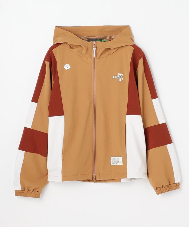 PW CIRCULUS 【ストレッチ素材】【WOMEN】トラックジャケット ゴルフウェア レディース ベージュ系