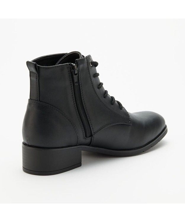 AcureZ 生活防水タイプ 内側にファスナーを配置し脱ぎ履きラクチン ブラック