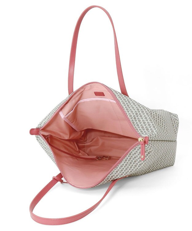 airlist 【日本製・A4対応】トートバッグ (L)  RIBBON リボン トープ × ピンク