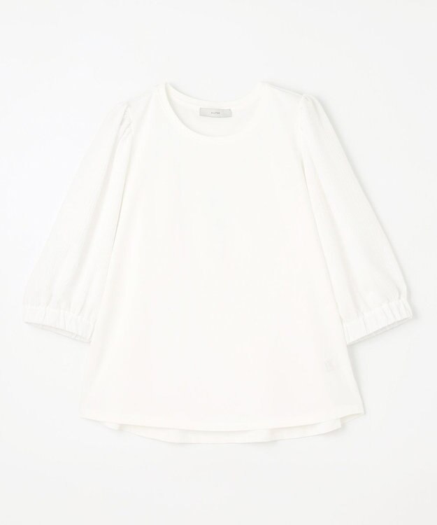 ANY 布帛コンビプルオーバー オフ