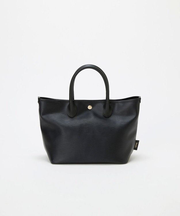 TOPKAPI 【Breath TOPKAPI】RIPPLE リプル レザーハンドル ミニ トートバッグ ブラック