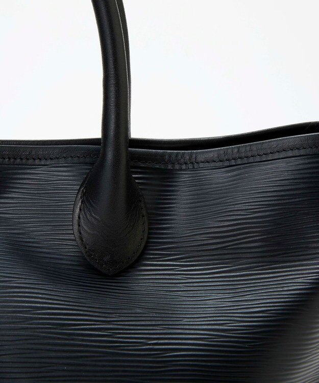 TOPKAPI 【Breath TOPKAPI】RIPPLE リプル レザーハンドル ミニ トートバッグ ブラック