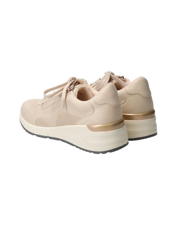 Bridget Birkin 【Round About】サイドジップスニーカー ゴールド