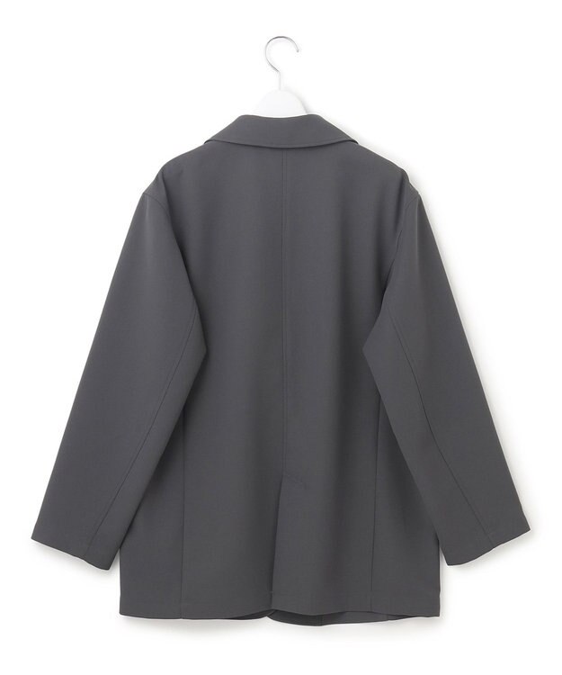 J.PRESS YORK STREET 【WOMEN】ジャージライクツイル シングルジャケット グレー系