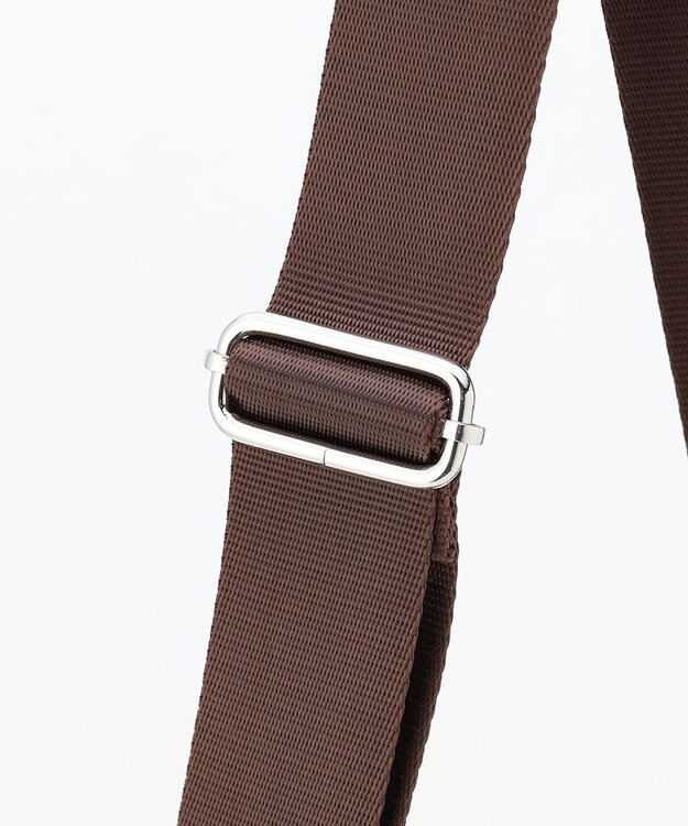 LA BAGAGERIE 多収納ナイロン2WAYショルダー グレージュ