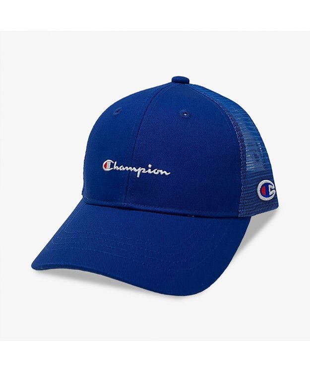 林八百吉商店 Champion　キッズ  ツイルメッシュキャップ ブルー