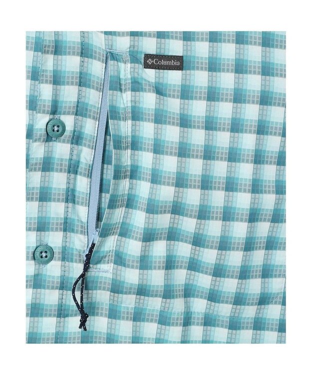 Columbia Columbia/ シルバーリッジユーティリティライトノベルティショートスリーブ /コロンビア Ripple Blue Pulaski Plaid