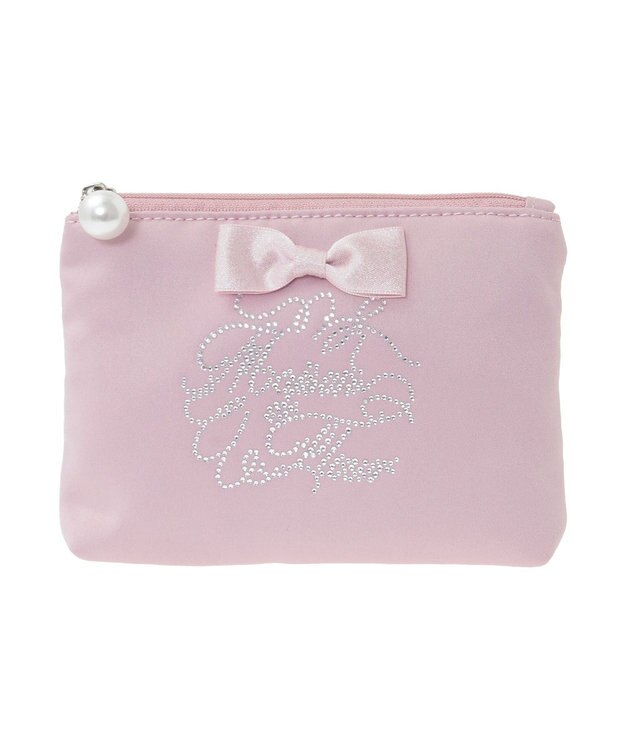 Maison de FLEUR シャイニーリボンティッシュケース Pink