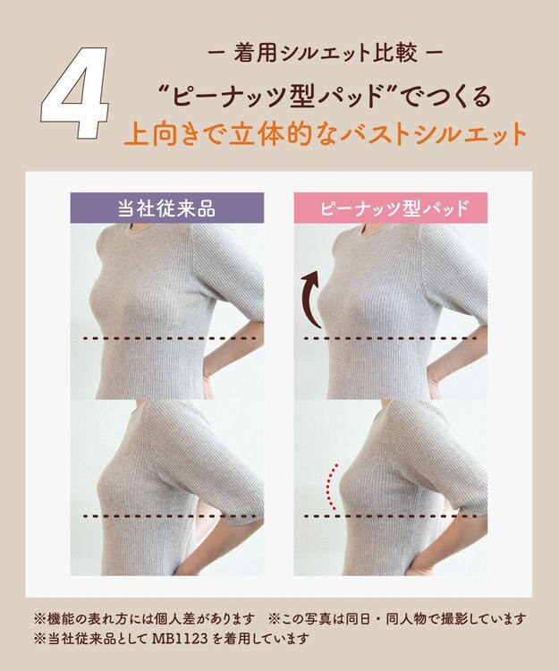 WACOAL ノンワイヤーブラ [GOCOCi/ワコール] ハーフトップ ブラトップ まるでつけていないような着ごこち 綿混 立体的なバストシルエット レディース CGG551 /ワコール ブルー