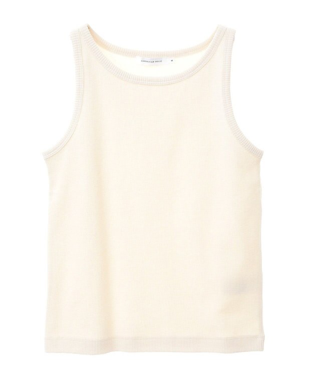 AMERICAN HOLIC ワッフルタンクトップ Ecru