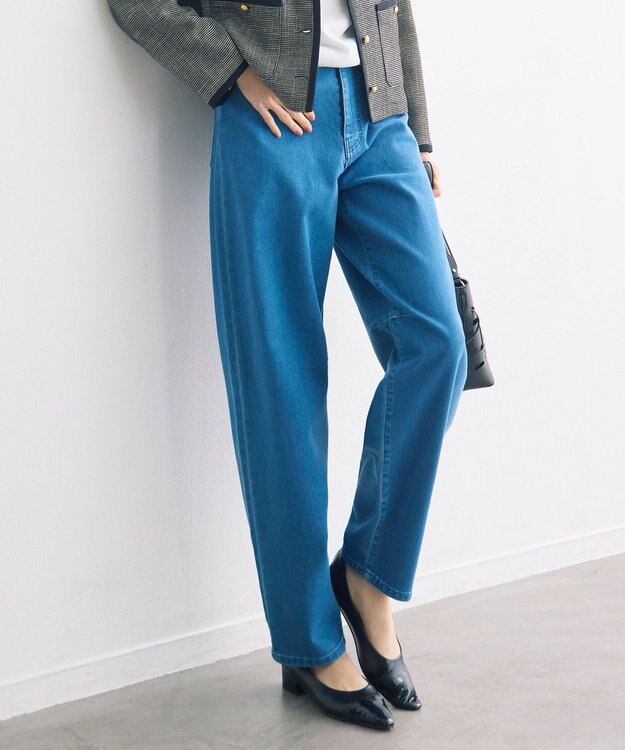 自由区 ウスカルデニムダーツカーブ パンツ [新色]ミッドインディゴ