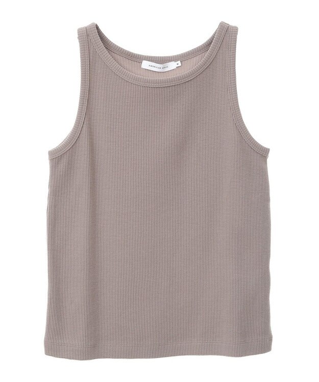 AMERICAN HOLIC ワッフルタンクトップ Light Beige