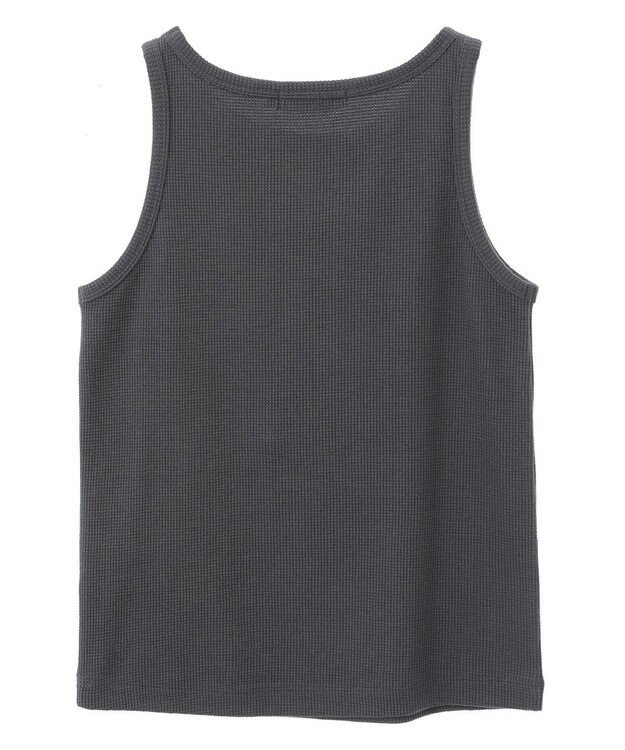 AMERICAN HOLIC ワッフルタンクトップ Charcoal Gray