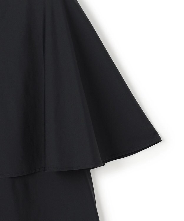 ICB 【先行予約・WEB限定カラーあり】マットスキューバ ケープデザインカットソー ブラック