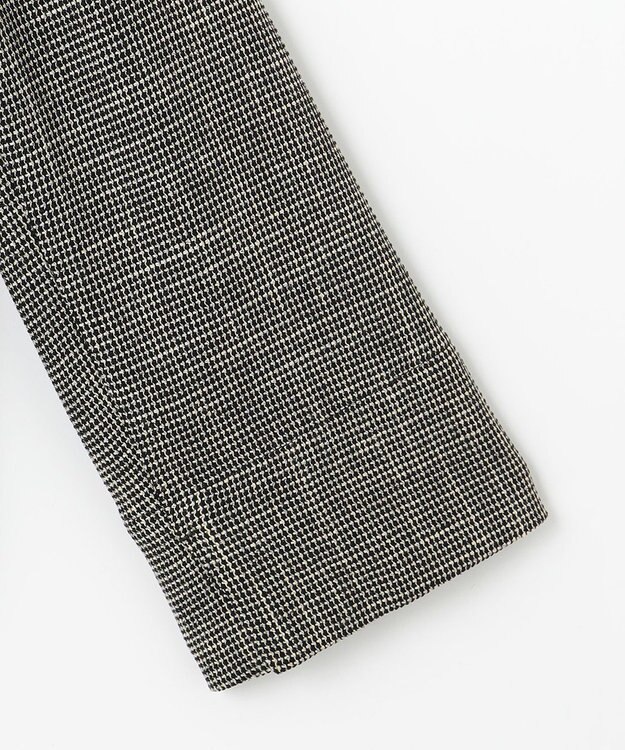 自由区 【洗える】ライトカラミノーカラー ジャケット モノトーン