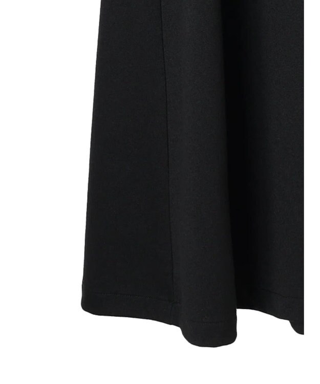 AMERICAN HOLIC 丈違いジョーゼットＶネックワンピース Black