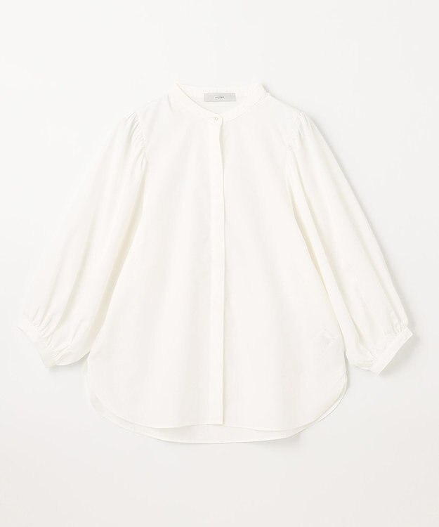 ANY 【UVカット・吸水速乾・抗菌防臭】バルーンスリーブブラウス アイボリー系