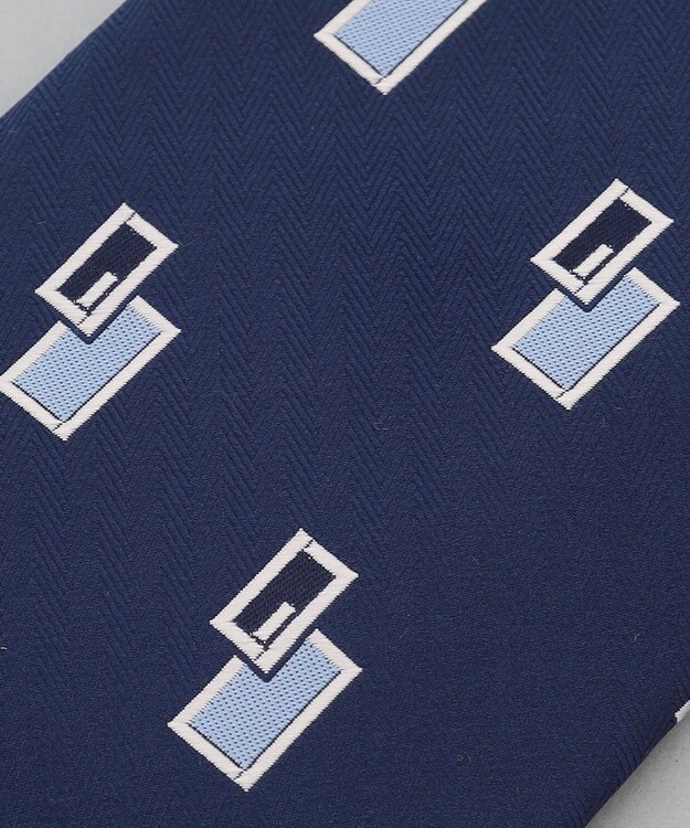 GOTAIRIKU 【日本製】西陣ネクタイ_小紋柄 ブルー系4