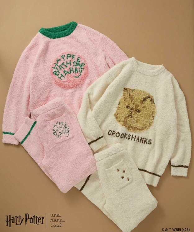 une nana cool 【ハリー・ポッターコラボ】 プルオーバー&ロングパンツセット クリーム