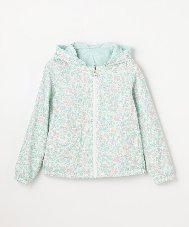 ANY KIDS 【フード取り外し/洗濯機可能】撥水加工リバーシブルゾン ミント