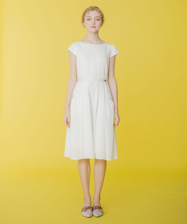 TOCCA 【洗える！】BLUE CIEL ドレス ホワイト系