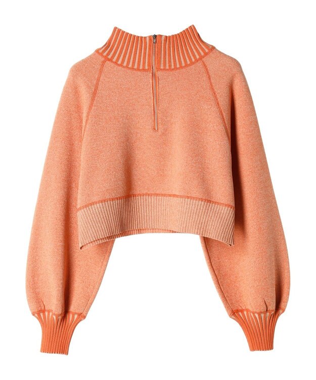 Green Parks ＫＢＦ２ｗａｙクロップドスウェットライクプルオーバー Charcoal Gray