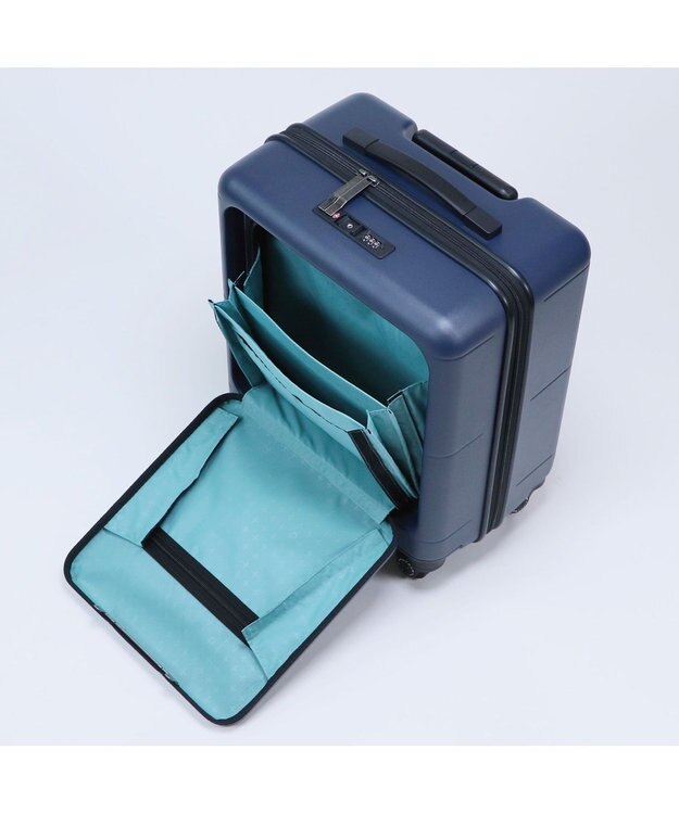 ACE BAGS & LUGGAGE Proteca マックスパス4 フロントポケット スーツケース 40L 機内持込 01471 プロテカ 日本製 コズミックネイビー