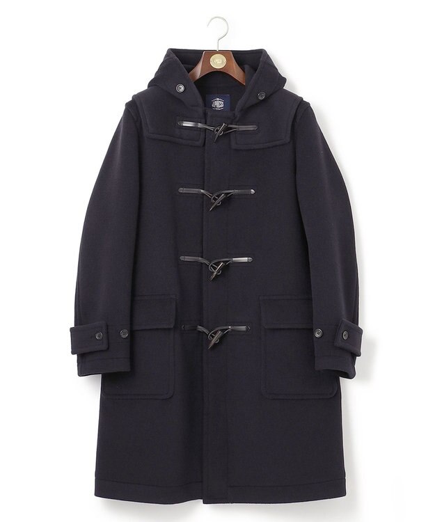 J.PRESS MEN 【定番】CUBABEACH トリプルパイル ダッフルコート ネイビー系