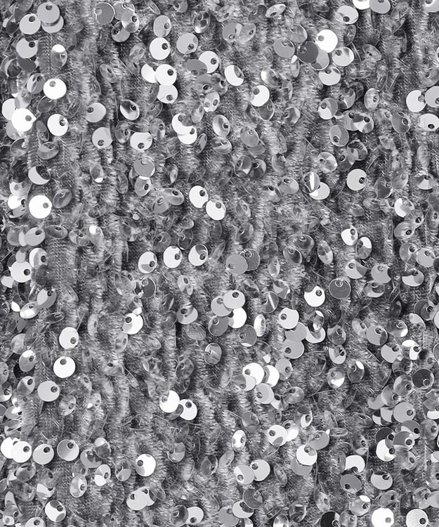 NAVE 【Nave・洗える】スパンコール スカート シルバー系