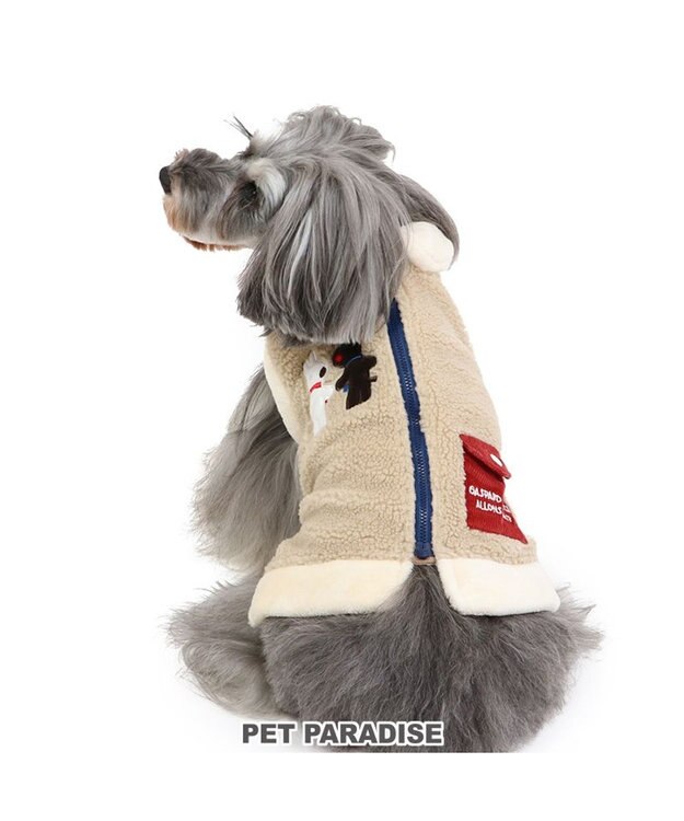 PET PARADISE リサとガスパール 背開き ベスト 《ベージュ》 小型犬 ベージュ