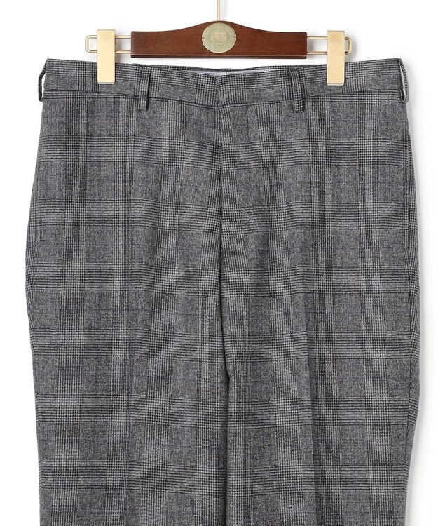 J.PRESS MEN 【ストレッチ / 洗える】トリートメントウールグレナガード スラックス ネイビー系4