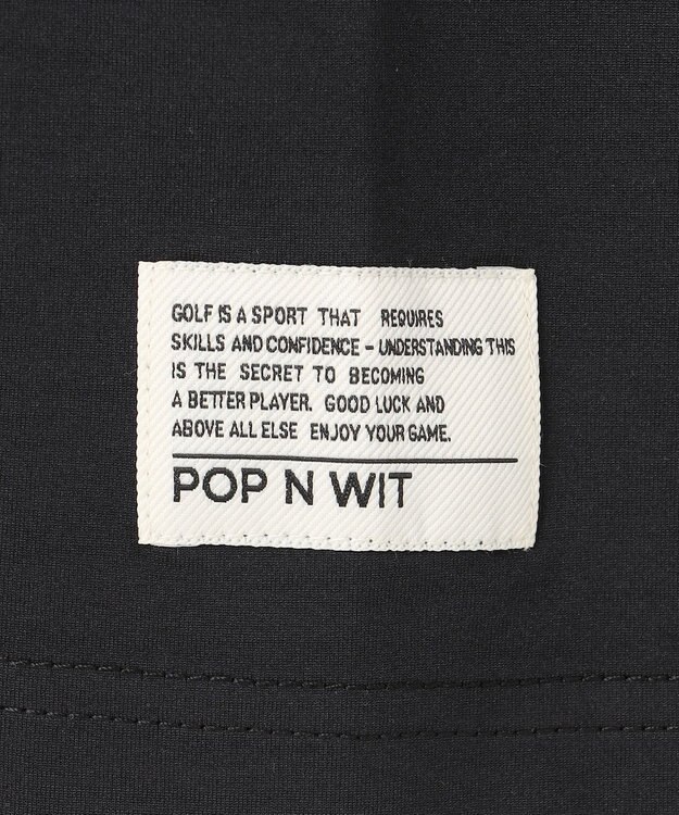 PW CIRCULUS 【MEN】9モチーフモックネック ゴルフ ブラック系