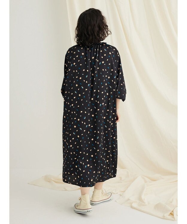 CRAFT STANDARD BOUTIQUE 柄ギャザーマキシワンピース Small Flower