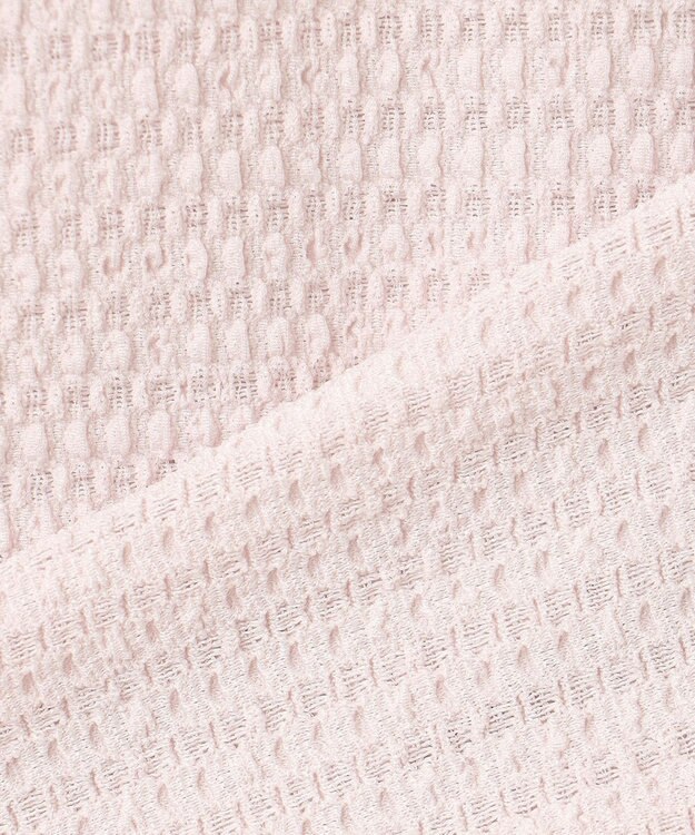 Feroux 【洗える】シュリンク プルオーバー ピンク系