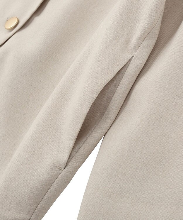 earth music&ecology 【予約】アソート金ボタンジャケット エクリュ