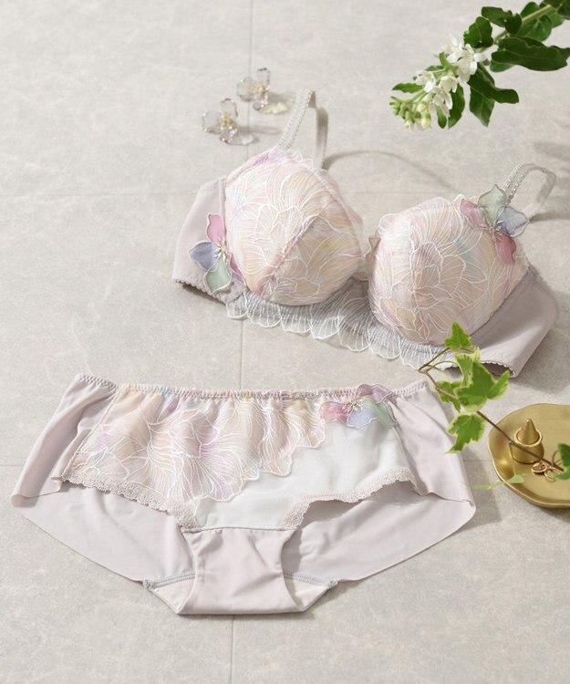 Wing Wing Lesiage　【2750シリーズ】ブラジャー　脇すっきり　ウイング／ワコール　PB2750 シェルベージュ