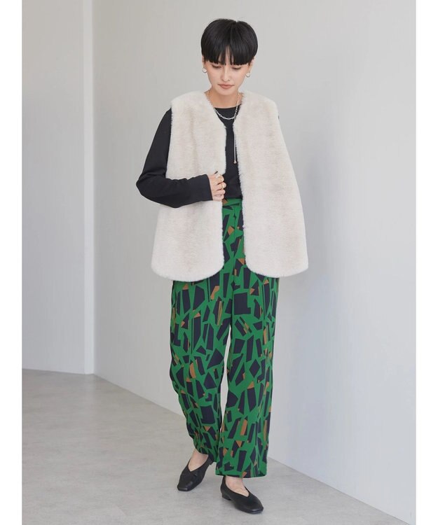 AMERICAN HOLIC Ｄａｉｌｙ　クルーネックカットプルオーバー Black