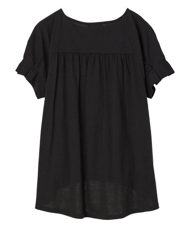 Green Parks 袖タックデザインカットチュニック Gray