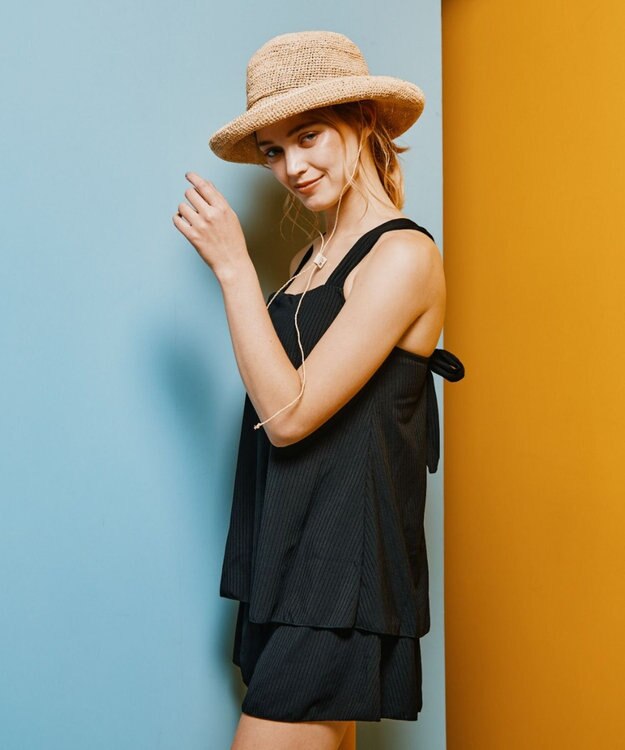 San-ai Resort（三愛水着楽園） WEB限定商品　タンキニキュロパンセット水着　9M・11L　【San-ai Resort（サンアイリゾート）】 ブラック