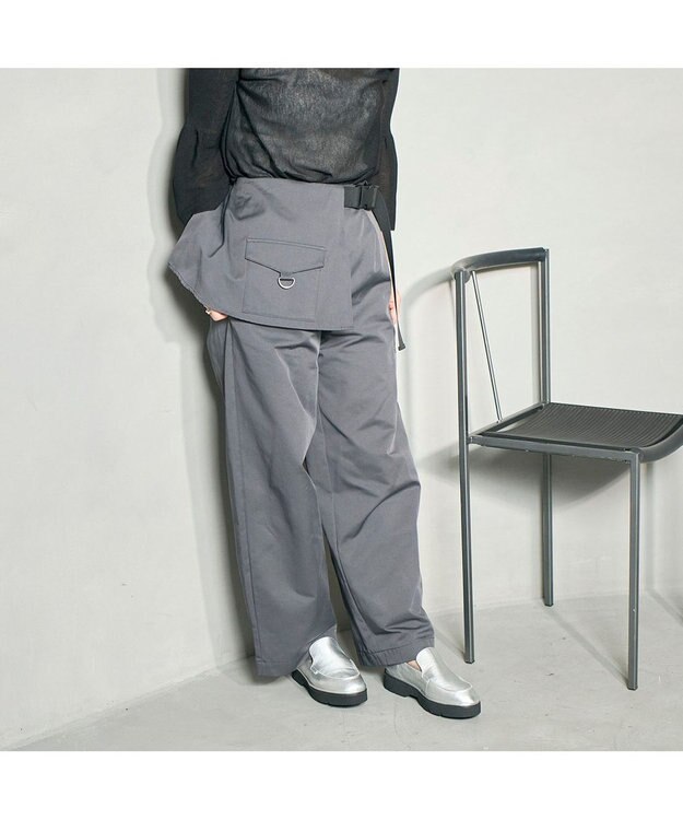 MODE ET JACOMO <D'ICI>厚底モカシューズ シルバー